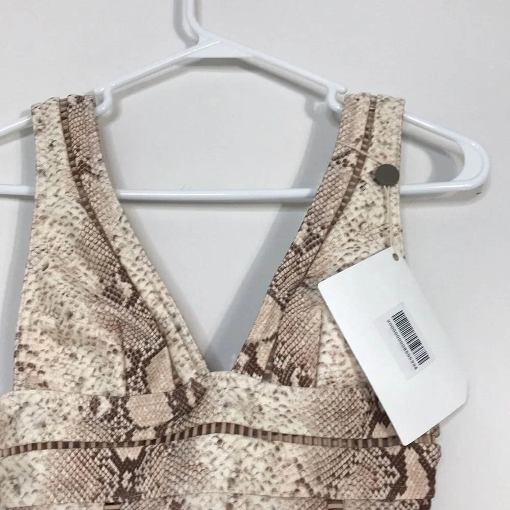 NWT ZIMMERMAN Bellitude snake-print one piece swimsuit - Picture 2 of 6